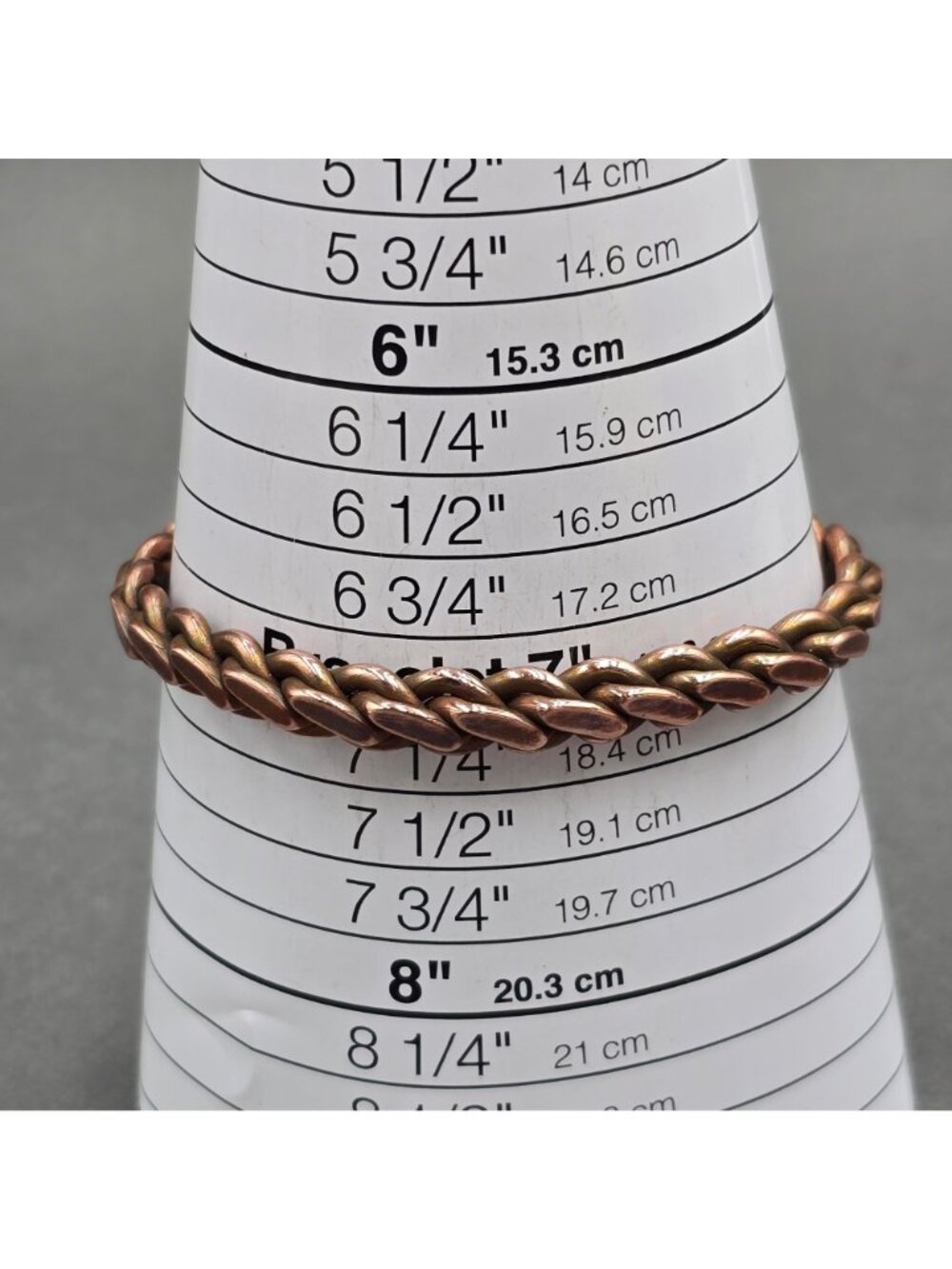 Vintage Copper Cuff Bracelet Set Braided Twisted Heavyweight Statement Lot 4pc - Picture 9 of 15